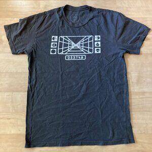 Star Wars A New Hope X-wing Targeting Computer Shirt Mens Medium